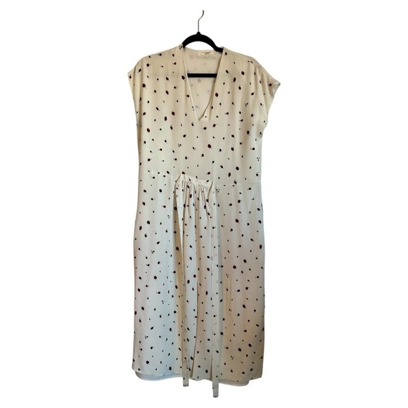 Chinti & Parker White Field Ana Strawberry Dress - Picture 3 of 6